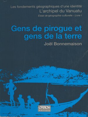 cover image of Les Fondements géographiques d'une identité, l'archipel du Vanuatu (1)